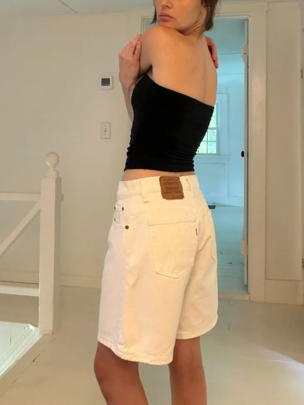 Levi's 550 Vintage '94 Relaxed Fit Jean Shorts Size 11 White
